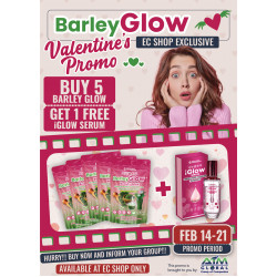 5 BARLEY GLOW  free 1 IG Serum